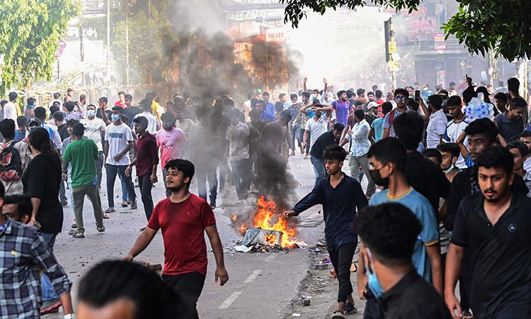 Communications widely disrupted in Bangladesh as student protests spike