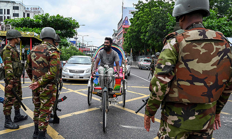 Bangladesh enforces a curfew after days of deadly student protests