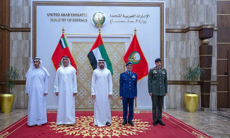 Sheikh Hamdan tours Ministry of Defence, meets senior leaders and commanders of all branches