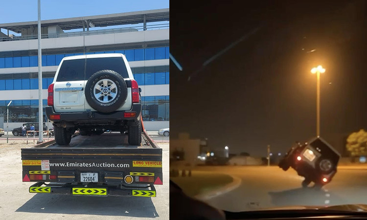 Dubai Police arrest motorist, impound his vehicle over reckless driving