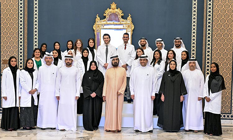 Sheikh Mohammed meets top graduates of MBRU’s Class of 2024