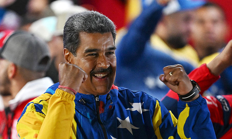 Maduro claims third term in fraught Venezuelan election