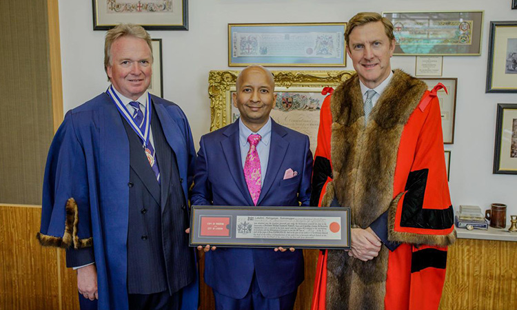 SWFI founder honoured as Freeman of the City of London at GWC