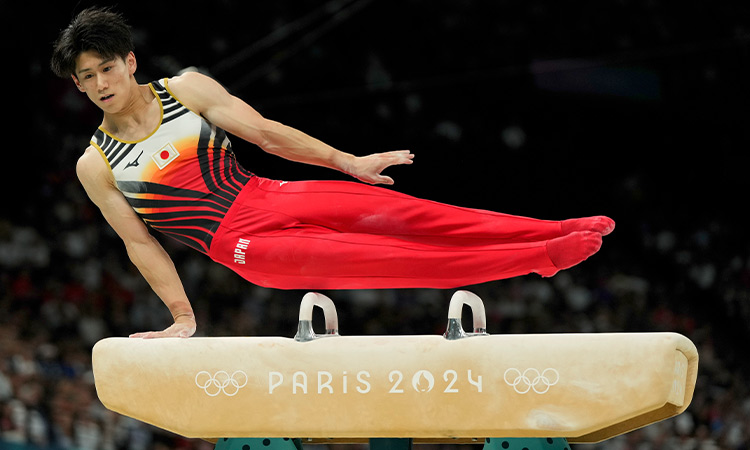 Japan win gymnastics team gold