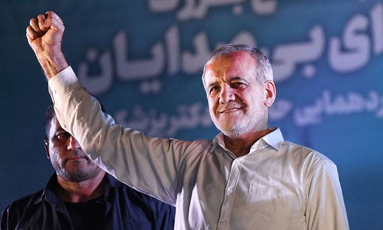 Iran reformist Pezeshkian wins presidential election