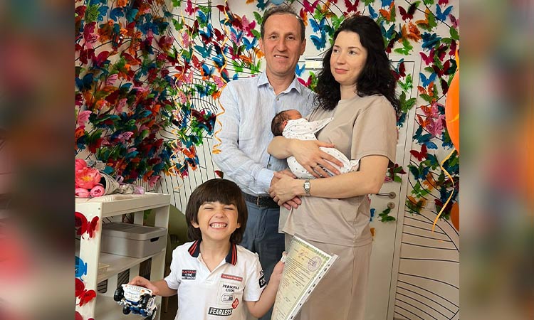 Prominent businessman Sergei Stepanov blessed with newborn son Ruslan