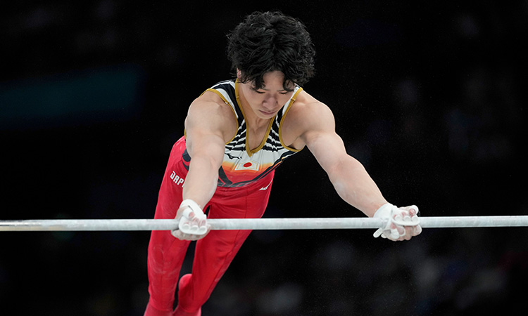 Japan’s Oka wins men’s all-around gymnastics gold