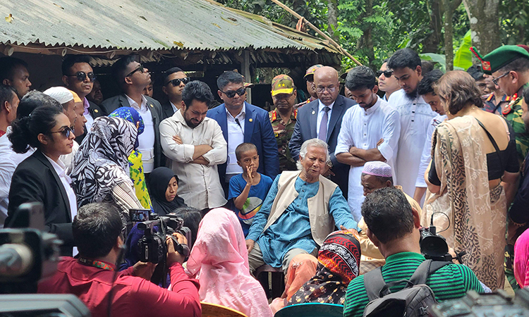 Bangladesh’s Yunus hails slain student in appeal for unity