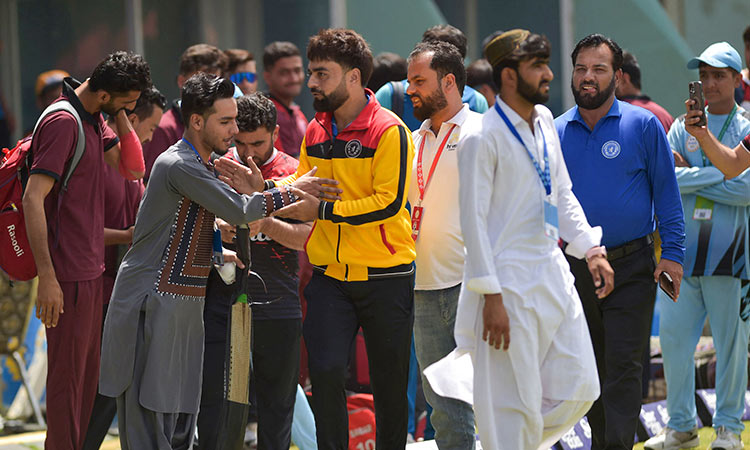 Crazy love – Afghan fans go wild over seeing star cricketer Rashid Khan on home ground