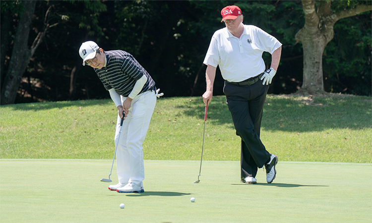 Trump spending too much time on golfing and campaigning too little, say aides