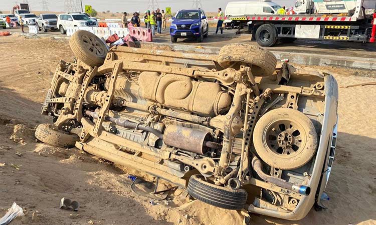 One student dies, 11 others injured in Hatta road accident