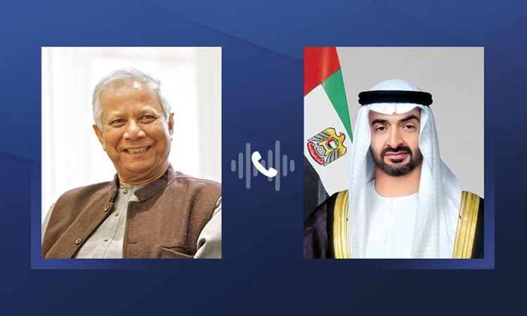 UAE President, interim leader of Bangladesh discuss bilateral relations