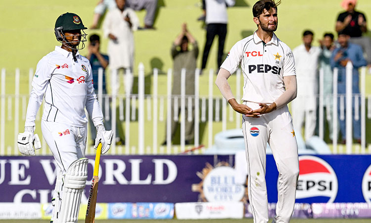 Pakistan drop Shaheen Afridi for second Test against Bangladesh