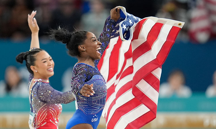 ‘I love my Black job’: Simone Biles slams Trump for racist remarks on Harris’ heritage