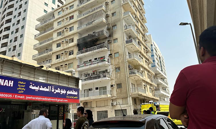 Civil Defence teams extinguish fire at a Sharjah apartment in record time