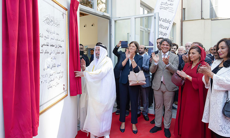 Sheikh Sultan inaugurates ‘Arabic Cultural Institute’ in Milan