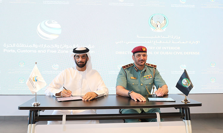 Dubai Civil Defense, PCFC sign MoU to enhance safety and reinforce preventive protocols