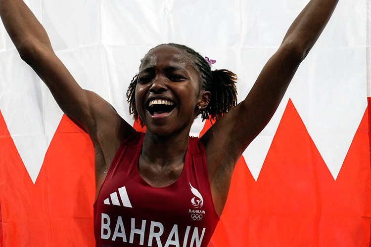 Bahrain's Winfred Yavi wins women’s Olympic 3000m steeplechase title