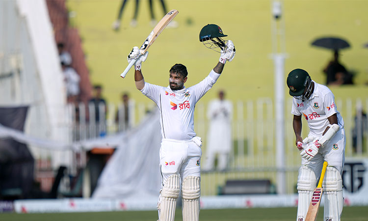 Ton-up Das helps Bangladesh thwart Pakistan in second Test