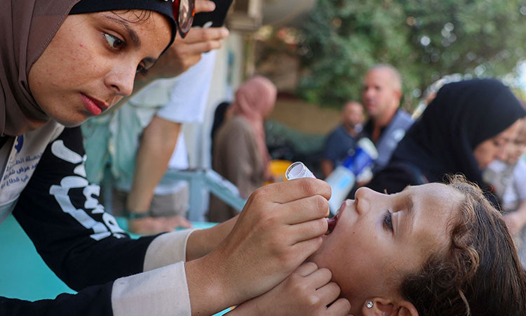 Polio vaccine campaign officially begins in war-hit Gaza