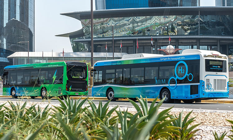 Integrated Transport Centre launches Green bus services in Abu Dhabi