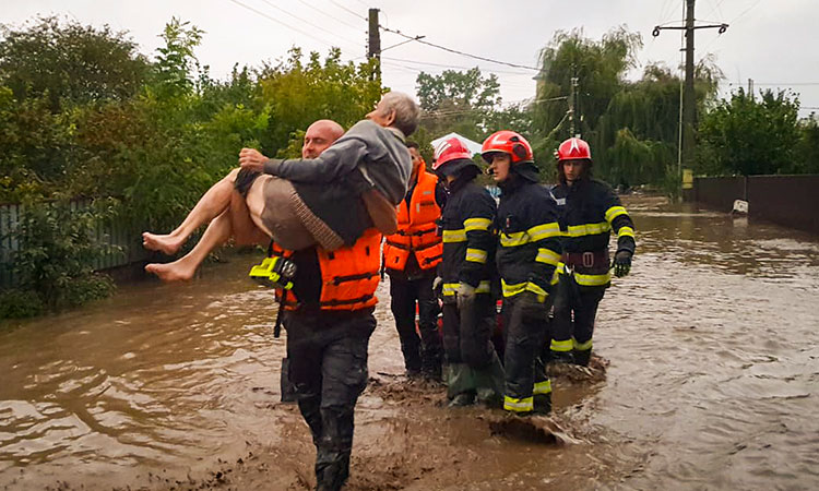 Storm Boris wreaks havoc across eastern and central Europe