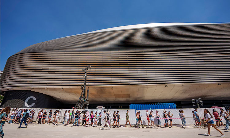 Real Madrid halt concerts at its stadium after neighbors complain about the noise