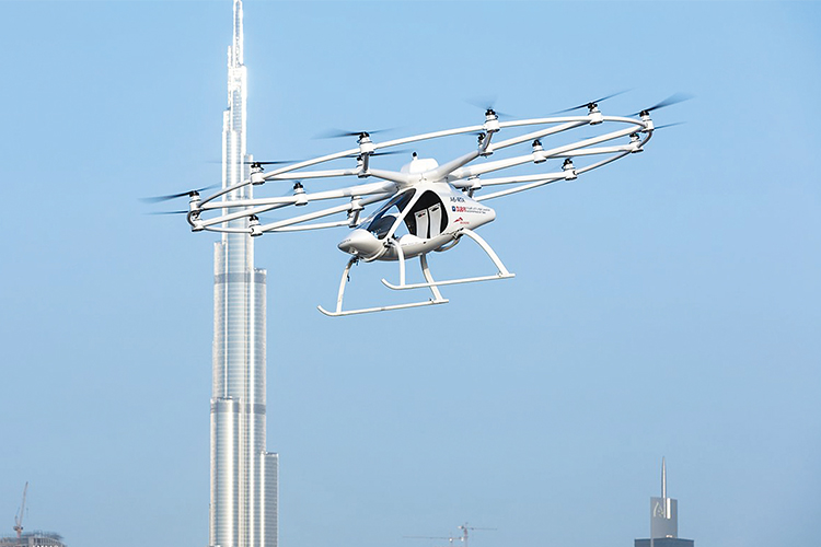 Dubai to begin construction of first air taxi station this year