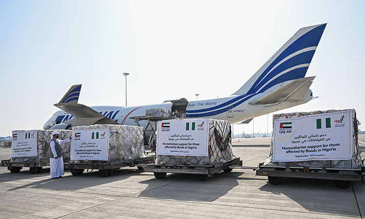 UAE sends 50 tonnes of food supplies to help flood-hit Nigeria