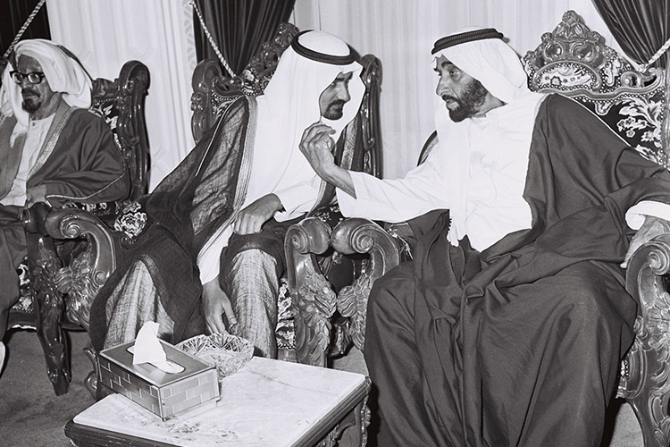 Sheikh Mohammed congratulates Fujairah Ruler on 50 years of service to the nation