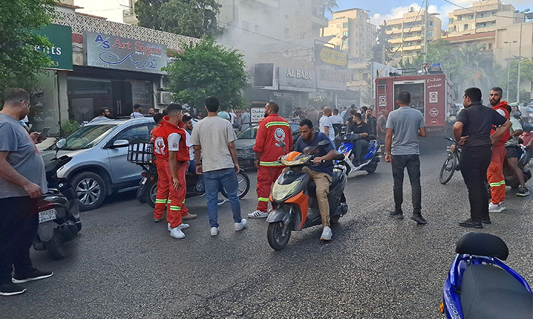 New wave of blasts hits Lebanon a day after pager attack, scores wounded