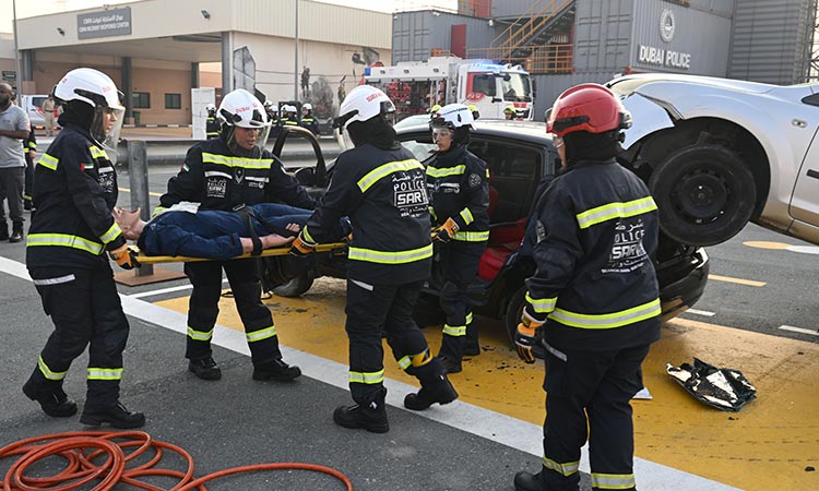 Dubai Police unveil UAE’s first female land rescue team