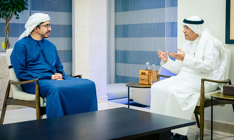 Abdullah Bin Zayed, GCC Secretary-General review regional developments