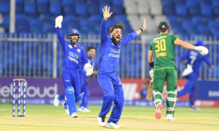 Gurbaz, birthday boy Rashid lead Afghanistan to 177-run rout of South Africa in Sharjah