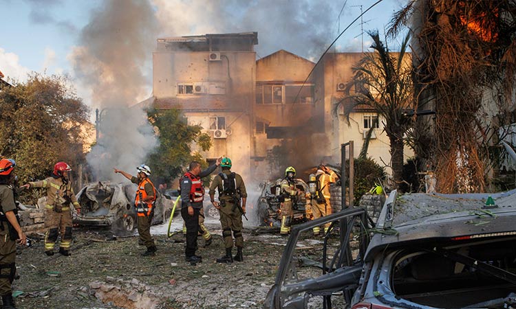 Hizbollah fires over 100 rockets across a wider and deeper area of Israel as fears of war mount