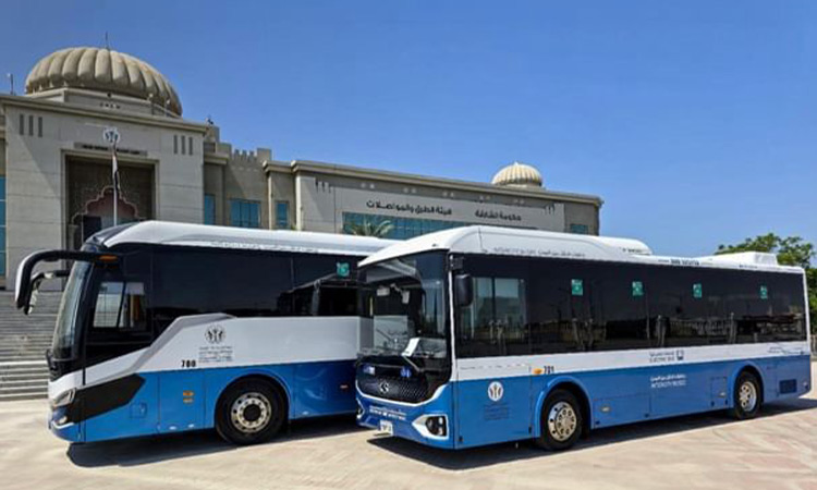 Sharjah starts plying electric buses on roads