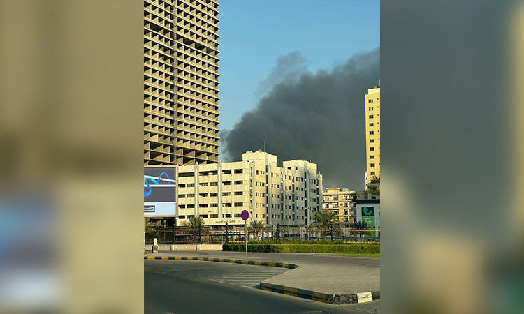 Sharjah civil defence brings  fire under control in Industrial Area 1