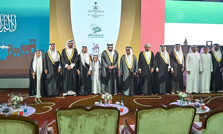 Sheikh Ahmed attends Saudi’s National Day event in Dubai