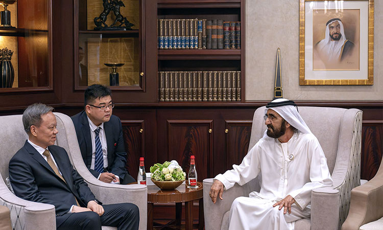 Sheikh Mohammed meets Chinese leader, hails UAE-China ties