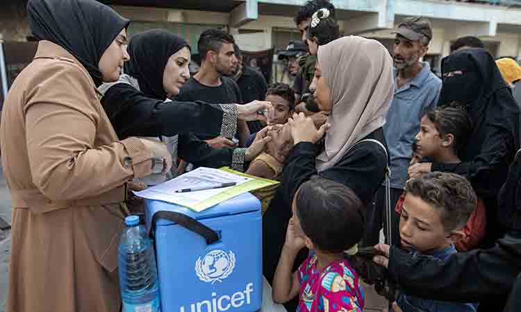 Gaza polio vaccination campaign a 'huge success,' says WHO chief 