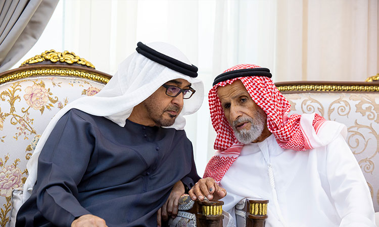 UAE President offers condolences on passing of Khalifa Hareb Al Khaili’s mother 