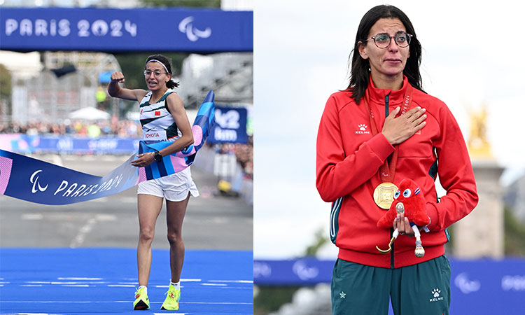 Morocco’s Idrissi smashes women’s marathon world record on the last day of Paralympic Games