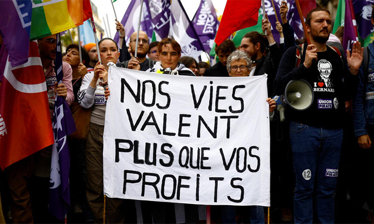 France erupts in protests over rising cost of living