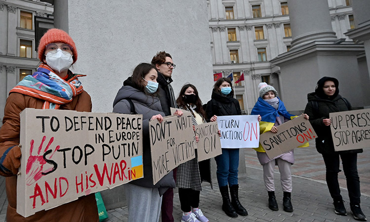 In Kiev, there is a sense of determination and foreboding