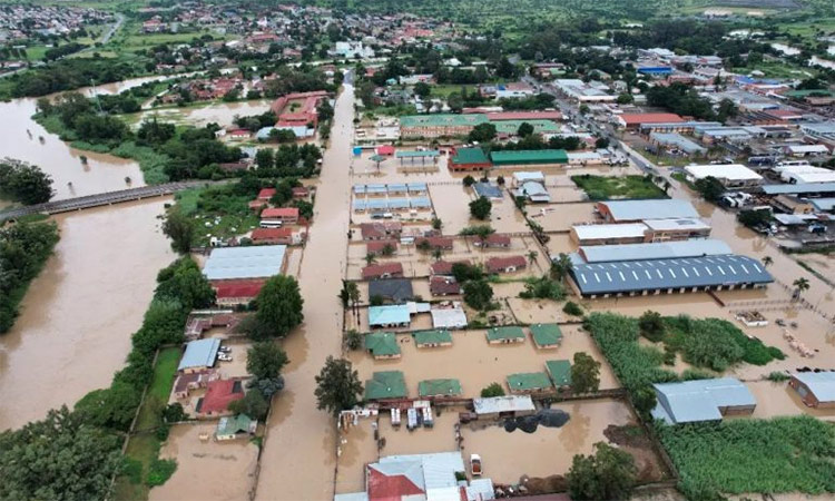 Calamitous rain and floods in South Africa