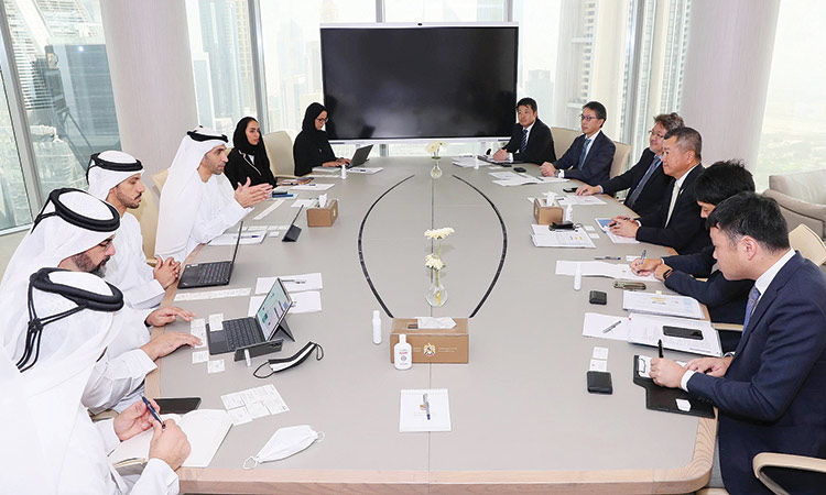 UAE, Japan discuss investment  and trade co-operation in Dubai