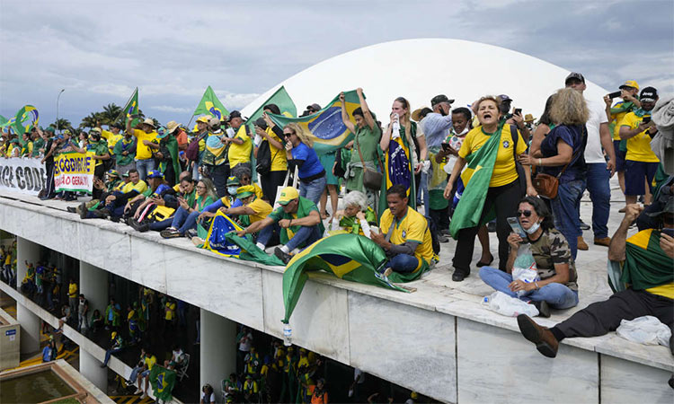 Brasilia mayhem resembles US Capitol riots