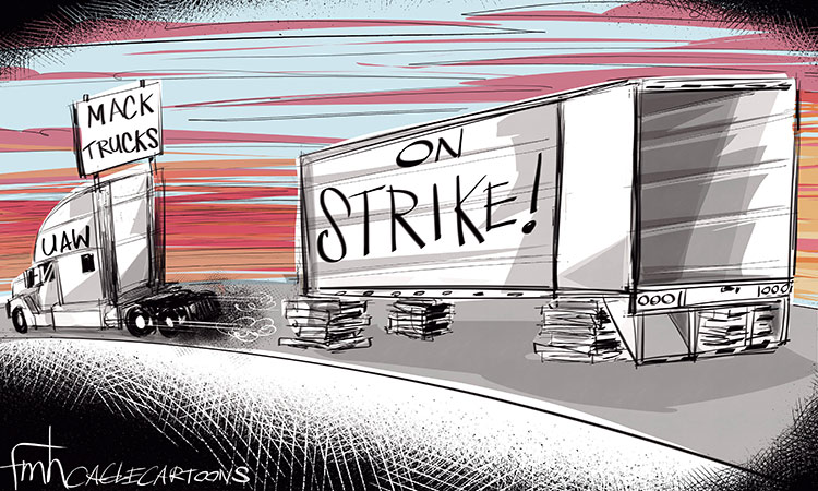 On strike