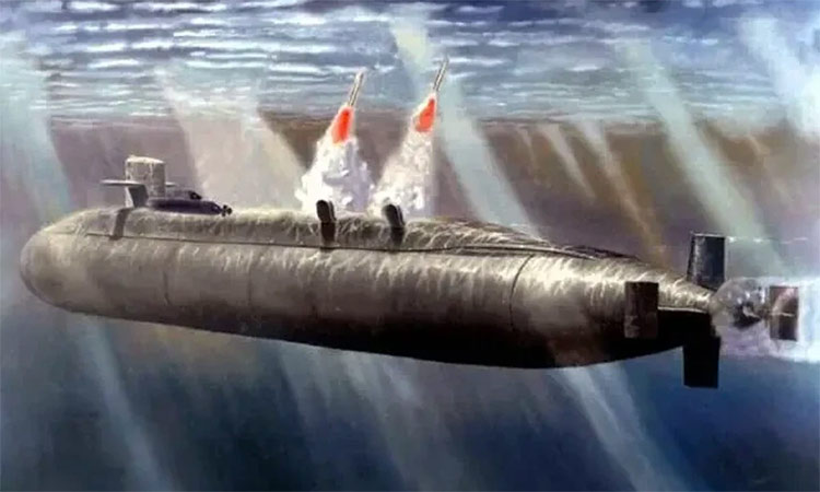 Analysing a submarine arms race