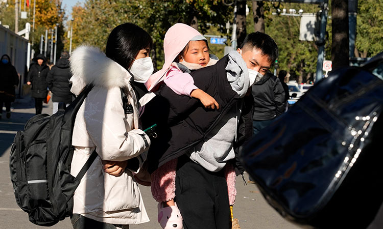 Outbreak of pneumonia among Chinese kids